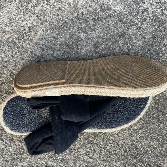 Black Sandals with Wrap Straps - Picture 2 of 2